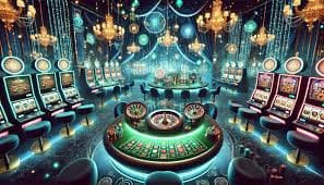 Tangkapan layar antarmuka aplikasi mobile link5000 yang menampilkan menu permainan slot dan pasar sportsbook